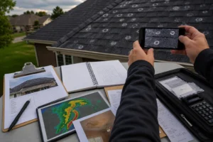 Document Hail Damage for an Insurance Claim 1