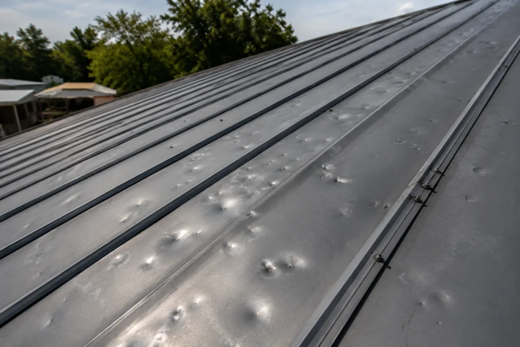 Hail Damage Roof Insurance Claim 2