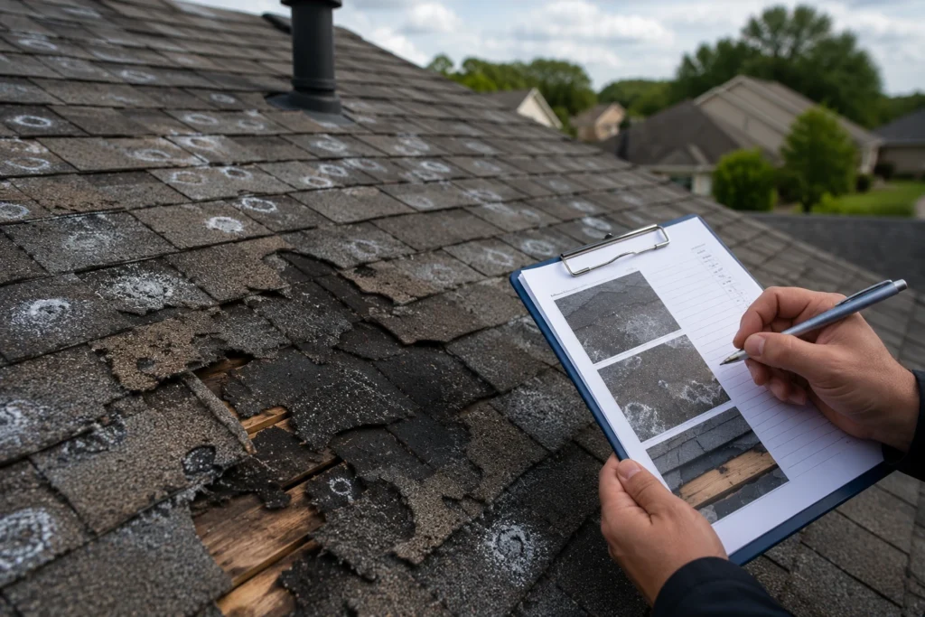 Hail Damage Roof Insurance Claim 5